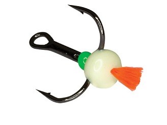 Тройник-капля Ecopro с красн. хвост. тип F № 5 (5шт) фосф.