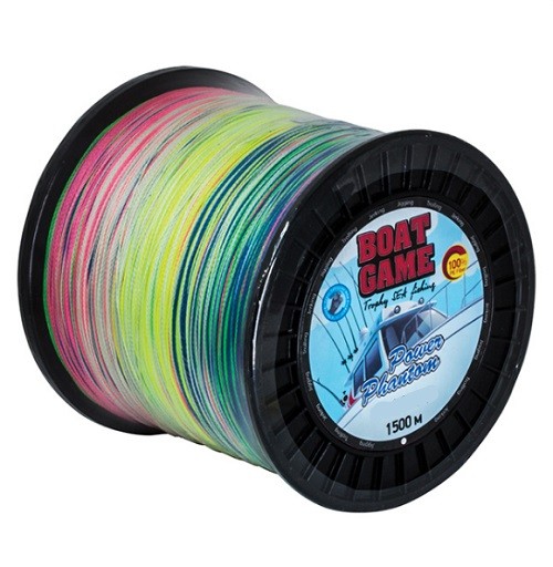 Шнур Power Phantom Boat, 1500m, (мультиколор)