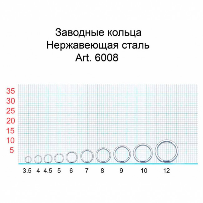 Кольцо заводное Fish Season Split Ring Кольцо заводное Fish Season Split Ring