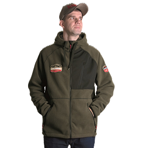 Куртка флисовая Alaskan Black Water x с капюшоном хаки. Куртка флисовая Alaskan Black Water x с капюшоном хаки.